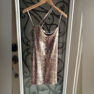 Missguided White Strappy Dress